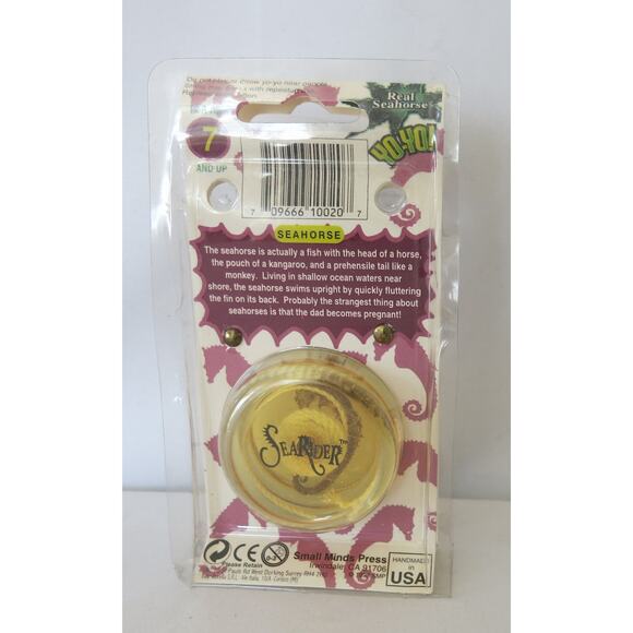Vintage Sea Rider Yo-Yo *NEW* Small Minds Press 1998 Toy Collectible Made in USA - Picture 3 of 7